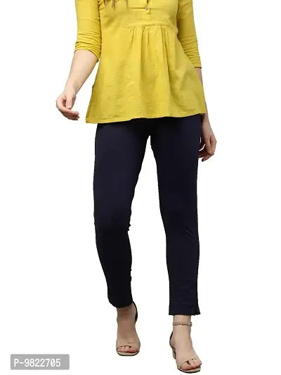 Buy Sunshine Enterprises Women's Lyra Cotton Ankle Length Stretchable Kurti  Pants - Pack of 2 at Amazon.in